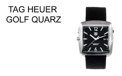 TAG Heuer Golf Quarz Titan mit Kautschukband, ohne Box und ohne Papiere