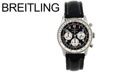 Breitling Navitimer Ref. A30022-161 Automatik Edelstahl mit Lederband, ohne Box und mit Papiere, 