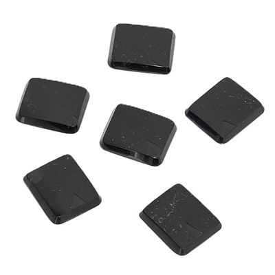 Onyx Konvolut 6 Stk. zu 27,59 ct. 14,00 x 12,00 mm