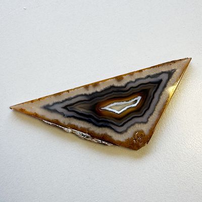 Farbsteinscheibe ca. 15,75 g, L&auml;nge 9,0 x Breite 3,5 x H&ouml;he 0,4 cm
