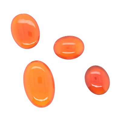 Karneol Konvolut 4 Stk. 22,30 ct.
