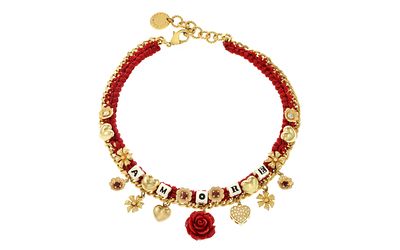Dolce & Gabbana Collier Modeschmuck "AMORE" 76,44g, L&auml;nge ca. 42 cm. Dolce &amp; Gabbana Collier 
