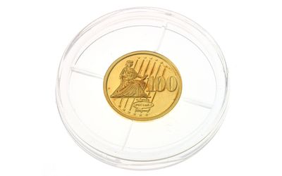 Goldm&uuml;nze 0,50g 585/- Gelbgold. Goldm&uuml;nze 0,50g 585/- Gelbgold