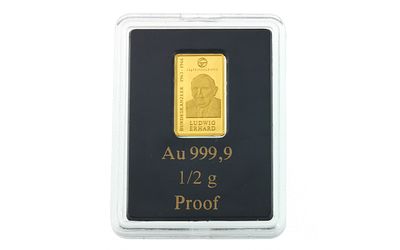 Goldbarren 0,50g 999/- Gelbgold