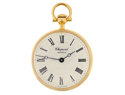 Taschenuhr Chopard 19,42g Handaufzug 750/- Gelbgold