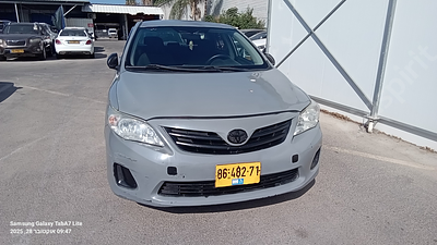 טויוטה קורולה מודל 2010. . תיבת הילוכים: אוטומטי
מנוע: בנזין, נפח מנוע: 1,598 סמ"ק, הנעה: 4x2 