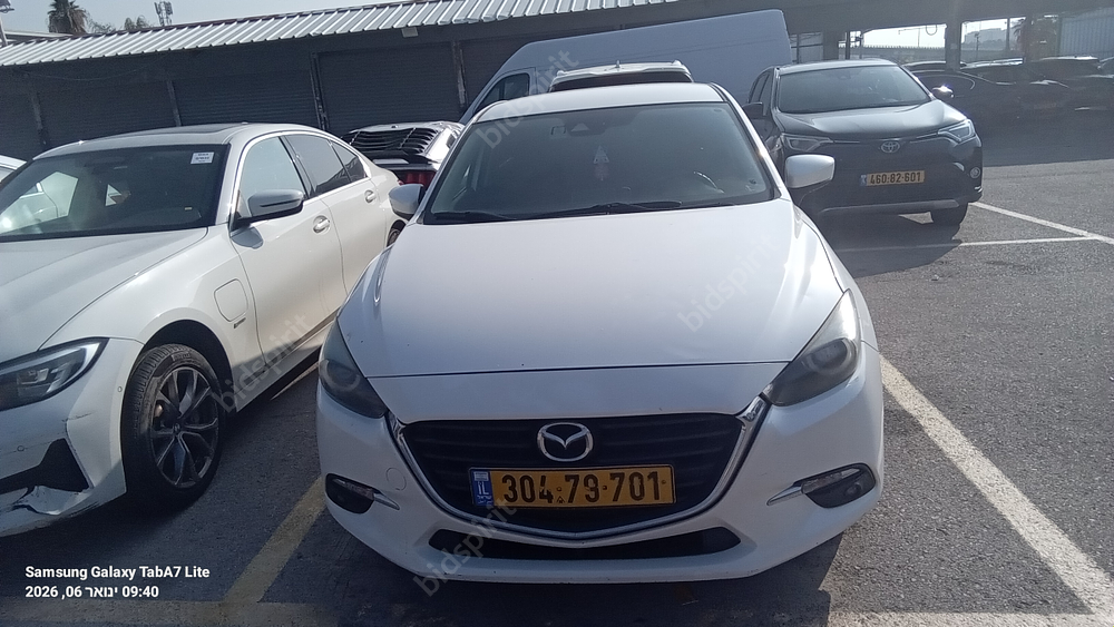 מאזדה 3 מודל 2018. 166,147 ק"מ, יד שנייה. מחיר מחירון: ₪61,740. תיבת הילוכים: אוטומטי
צבע: לבן 