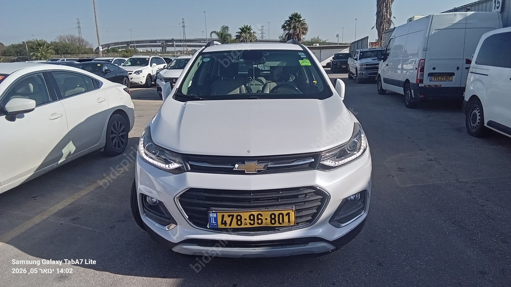 שברולט טראקס מודל 2019. 64,513 ק"מ, יד שנייה. מחיר מחירון: ₪53,530. תיבת הילוכים: אוטומטי
צבע: 