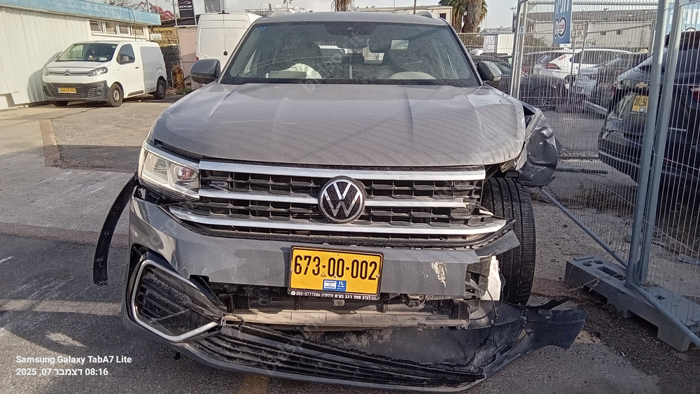 פולקסווגן אטלס CR SPORT מודל 2021. 21,332 ק"מ, יד נוכחית: ראשונה, בעלות נוכחית: פרטי