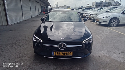 מרצדס CLA-250E היברידי מודל 2024. 44,094 ק"מ, יד שנייה. מחיר מחירון: ₪258,520. תיבת הילוכים: 