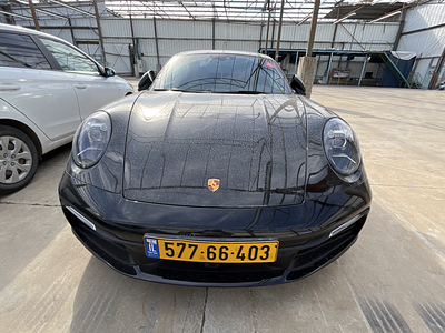פורשה 911 קופה מודל 2023. יד נוכחית: ראשונה, בעלות נוכחית: פרטי. מחיר מחירון: ₪728,000