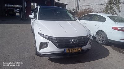 יונדאי טוסון החדשה מודל 2022. 88,487 ק"מ, יד נוכחית: ראשונה, בעלות נוכחית: פרטי