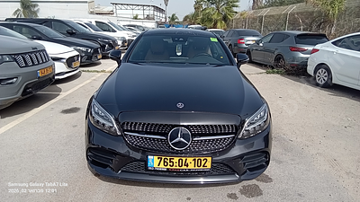 מרצדס C-300 קופה מודל 2022. 53,867 ק"מ, יד שנייה. מחיר מחירון: ₪232,140. תיבת הילוכים: אוטומטי 