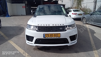 לנד רובר ריינג׳ רובר ספורט היבריד מודל 2020. יד רביעית. מחיר מחירון: ₪312,000