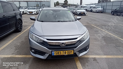 הונדה סיוויק 4D מודל 2019. 126,637 ק"מ, יד רביעית. מחיר מחירון: ₪49,000. תיבת הילוכים: אוטומטי 