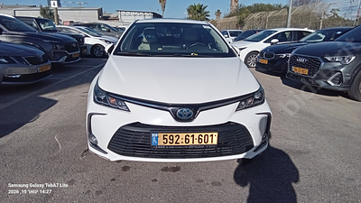 טויוטה קורולה החדשה היבריד HSD SDN מודל 2019. 107,635 ק"מ, יד שנייה. מחיר מחירון: ₪84,000