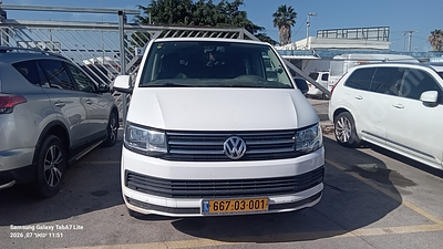 פולקסווגן קרוול מודל 2019. 107,315 ק"מ, יד שנייה. מחיר מחירון: ₪102,010. תיבת הילוכים: אוטומטי 