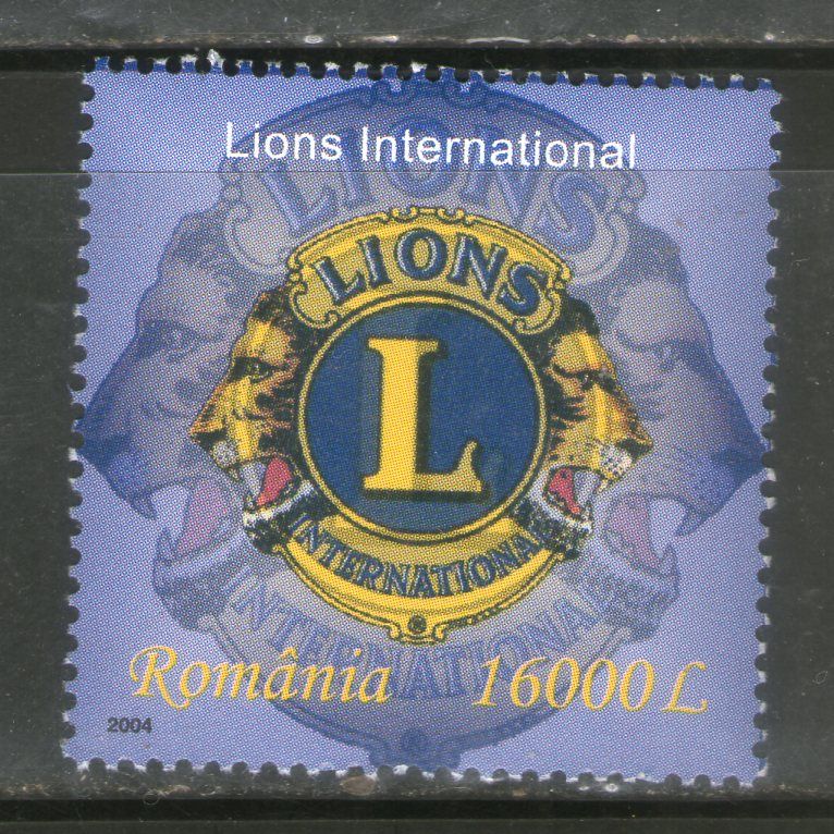 Romania 2004 Lion's International Club 1v Sc 4686 MNH