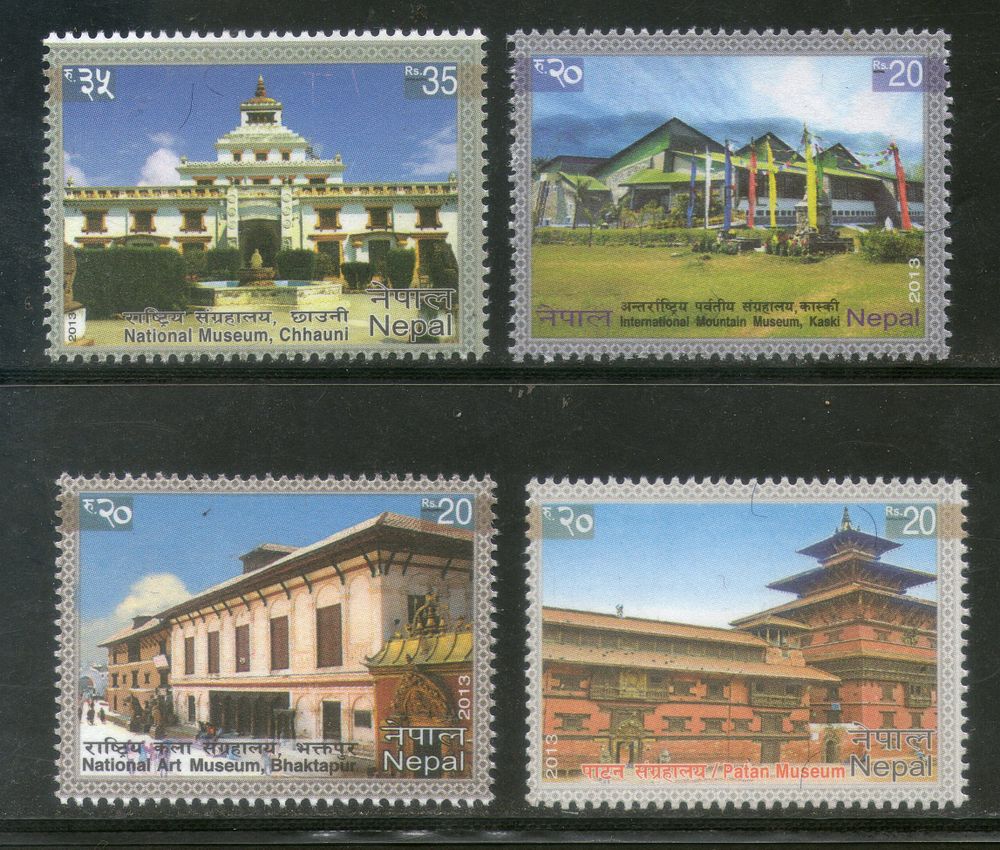 Nepal 2013 Visit Nepal Tourism National Art, International Mountain Museum Sc 924-27 MNH