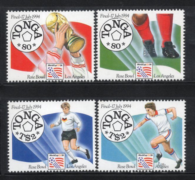 Tonga 1994 World Cup Soccer Championships Sport Sc 864-64 MNH