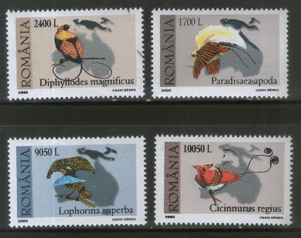 Romania 2000 Birds Fauna Wildlife 4v MNH