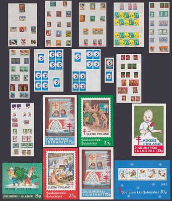 Финляндия 1920, Большая коллекция, посвящённая Рождеству и кампании по борьбе с туберкулёзом. Сос 