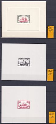 Немецкие колонии 1901-1919, 3 пробы. Состояние: чистые