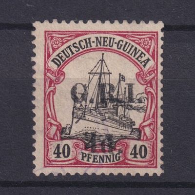 Немецкие колонии Британская оккупация. Новая Гвинея 1914-1915, SG #24, 275&pound;,. Состояние: 
