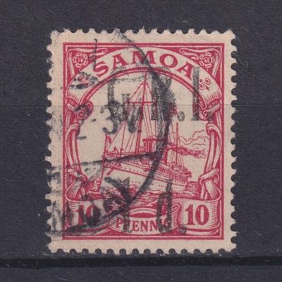 Немецкие колонии Британская оккупация. Самоа 1914, SG #103, 40&pound;,. Состояние: коллекционное