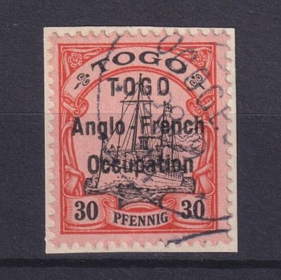 Немецкие колонии Британская оккупация. Того 1914, SG #H6, 60&pound;,. Состояние: коллекционное