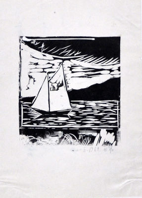 Два пробных оттиска 1969 г. Формат 14 х 18 см.