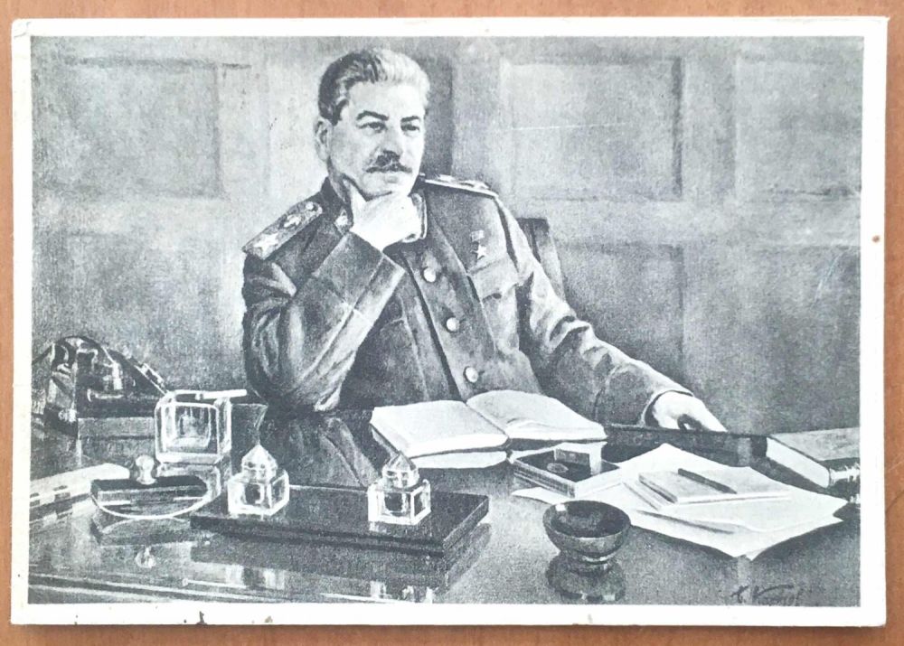 Новоселам картинки, почтовая открытка сталин