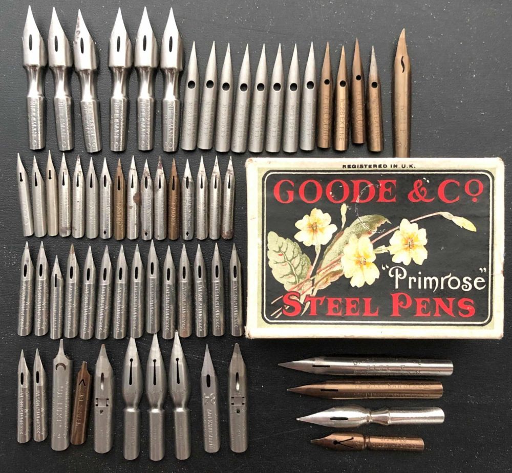 Аукцион Bidspirit | Перья для письма начала 20