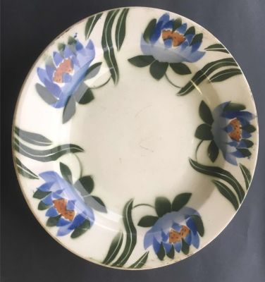 Фарфоровая тарелка D22,5 см. Тверская ф-ка им. М.И.Калинина.