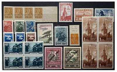 Набор марок СССР.