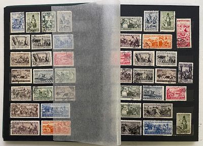 Альбом с марками СССР, все заполненные страницы на фото.