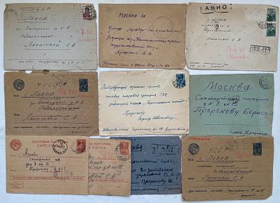 Из частного архива Народного Художника Бориса Пророкова. Почтовые отправления периода ВОВ 