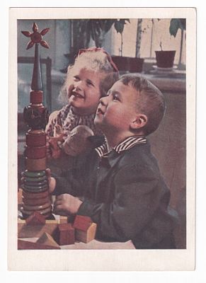 1954. №37. ЮНЫЕ СТРОИТЕЛИ