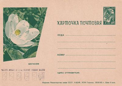 № 46 . Магнолия . С ИНДЕКСНОЙ СЕТКОЙ