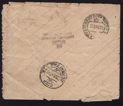 1942. ЦЕНЗУРА КИРОВА