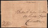 Kedgeree Ship Letter. clear strike of Kedgeree Giles#S4 and Calcutta Giles#SR45. The entire is a Image - 1