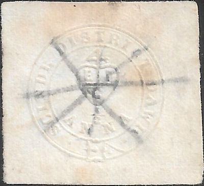 White Scinde Dawk very fine used. excellent example with large margins, minor thinning on top 