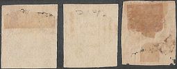 Half Anna 3 fine used stamps. choice examples with margins.Image - 1