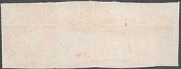 One Anna Mint Strip of 3. with ample margins on all sides save the bottom corner of the first Image - 1