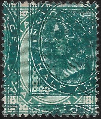 QV half anna Double Impression Mint. superb example of SG#85 with large part original gum.