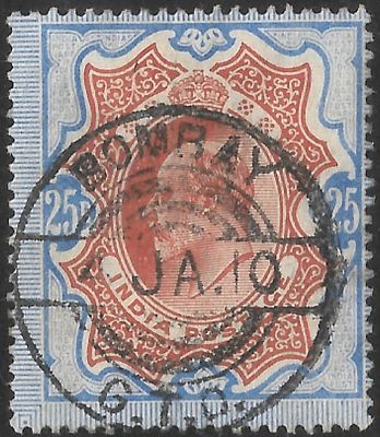 KEVII RS. 25 Telegraphic used example. fine used.