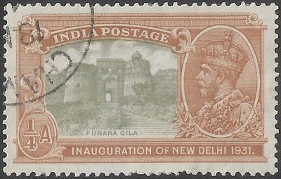 Furana Variety New Delhi Inauguration issue 1931. fine used example of SG#226a.