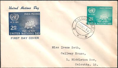 UN Day Private FDC. in superb condition.