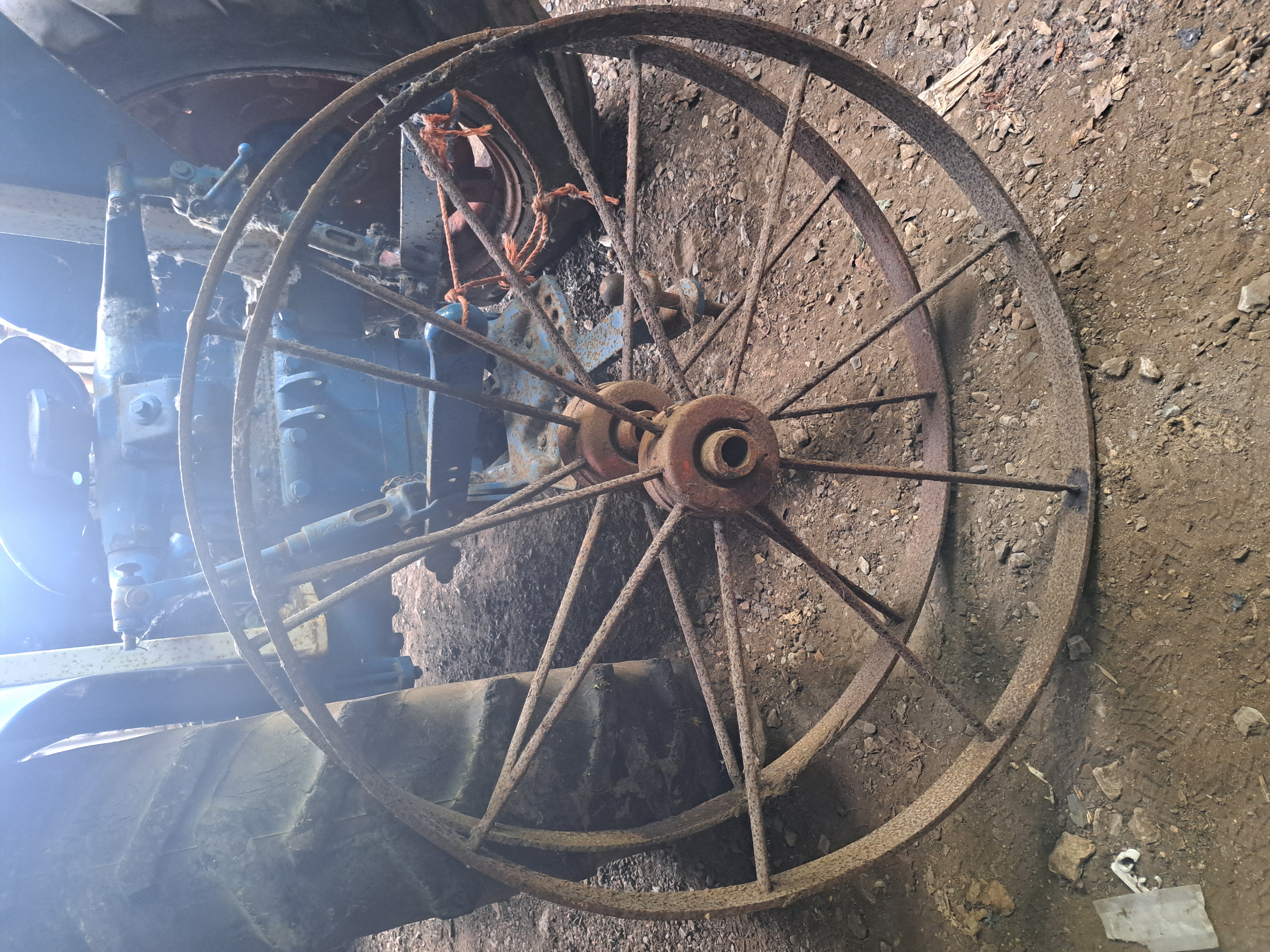 ANTIQUE IRON WHEELS