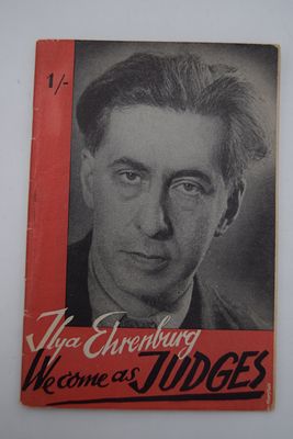 [Антисемитизм. Иудаика. Джон Хартфильд - Илья Эренбург]. We come as Judges. [Мы придем как 